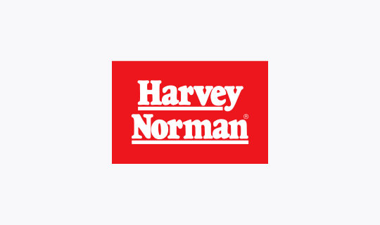 Logo of Harvey Norman one of the sponsors of Paralympics Australia
