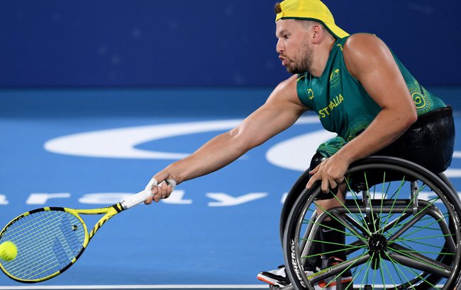 Alcott Through, Davidson Out In Quad Singles image