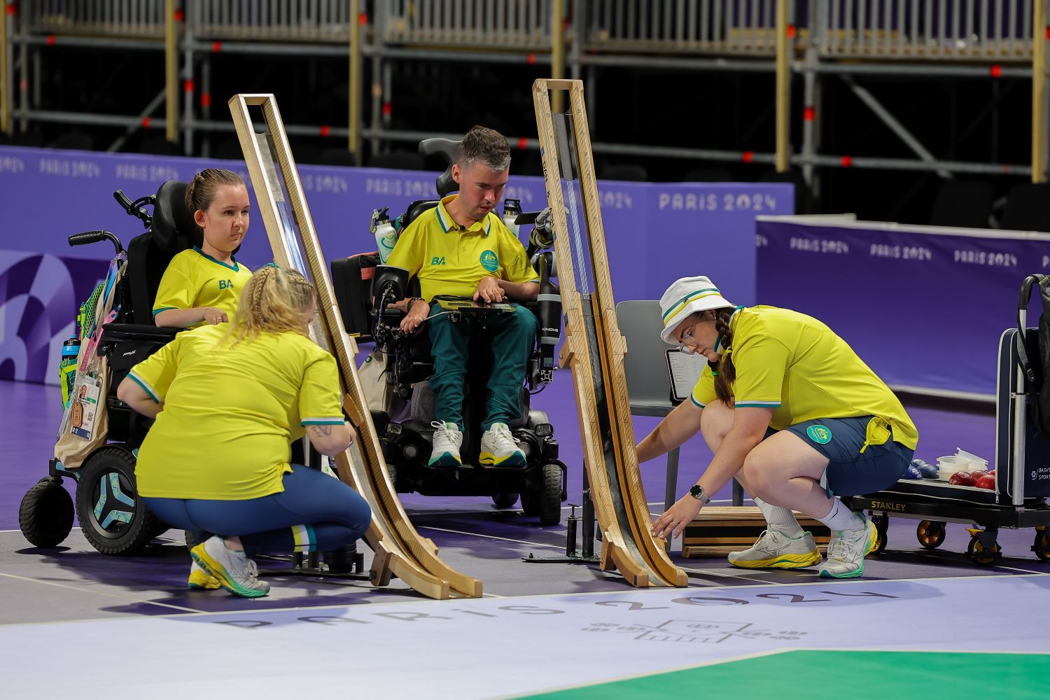 Boccia Duo Top Pool In Mixed Pairs But Tough Quarters Await  image