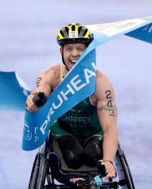 Para-triathlete Bill Chaffey back to chase dreams image