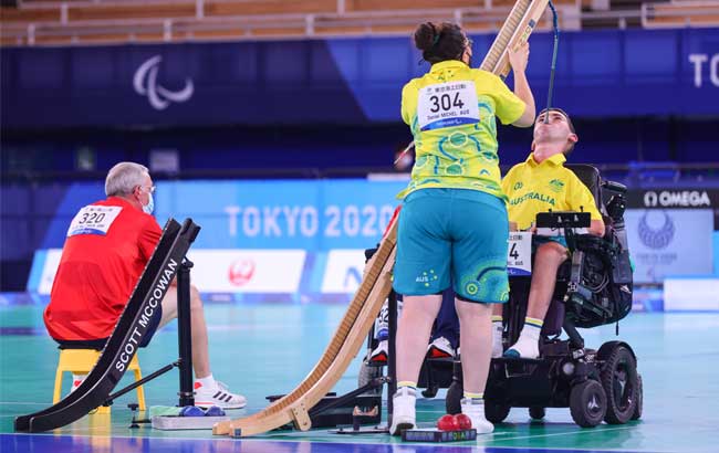 Day Eight: Bronzed Michel Celebrates Historic Boccia Success image