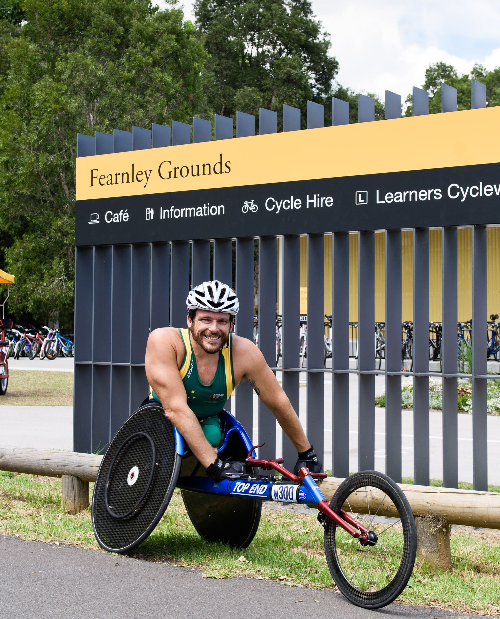 Kurt Fearnley honoured with naming of Centennial Park’s new visitor services hub image