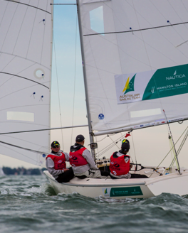 Silver medal for Australian Sonar Team at Sailing World Cup Miami image