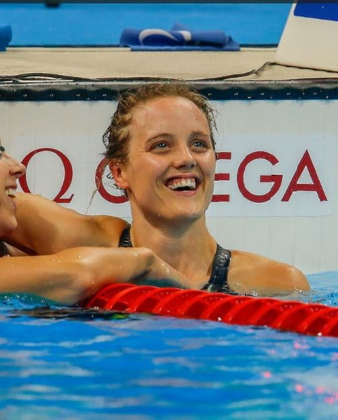 Triple silver and a bronze in the pool image