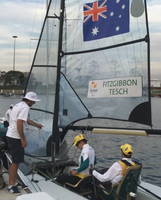 Tesch and Fitzgibbon successfully defend a Paralympic title image