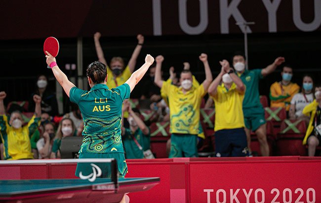 Lei And Yang Make Para-Table Tennis History image
