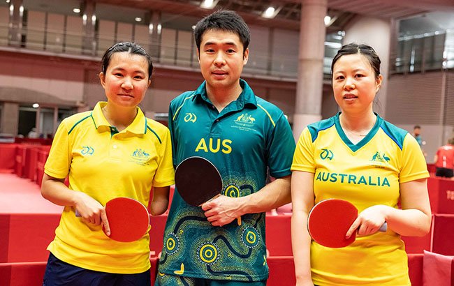 Table Tennis draw unveils tough match-ups for Australian players image