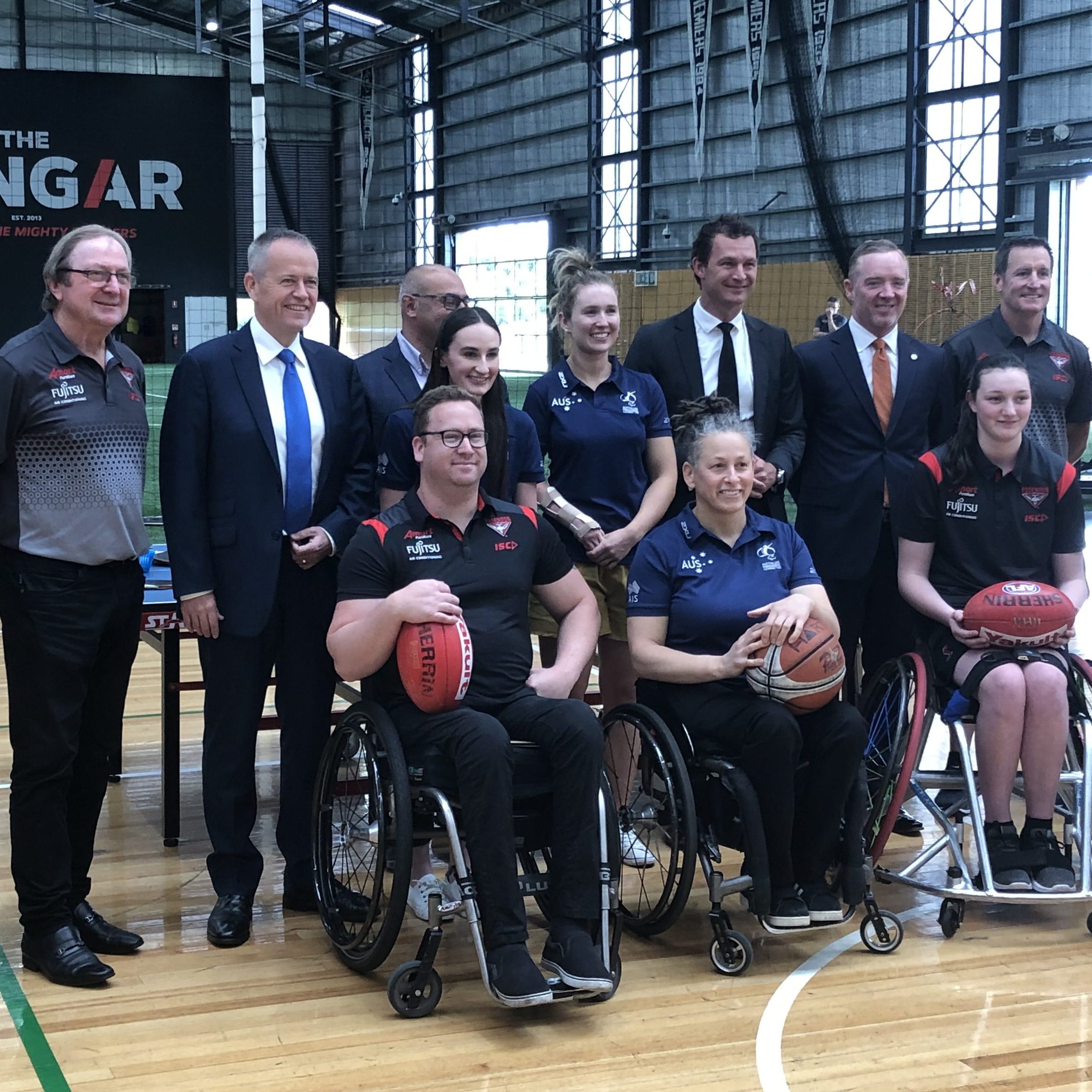 Bombers & APC welcome commitment to Paralympic athletes and enhanced community facilities at The Hangar image