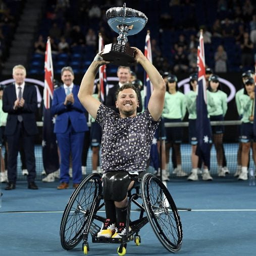 Six in a row for Dylan Alcott at Melbourne Park image