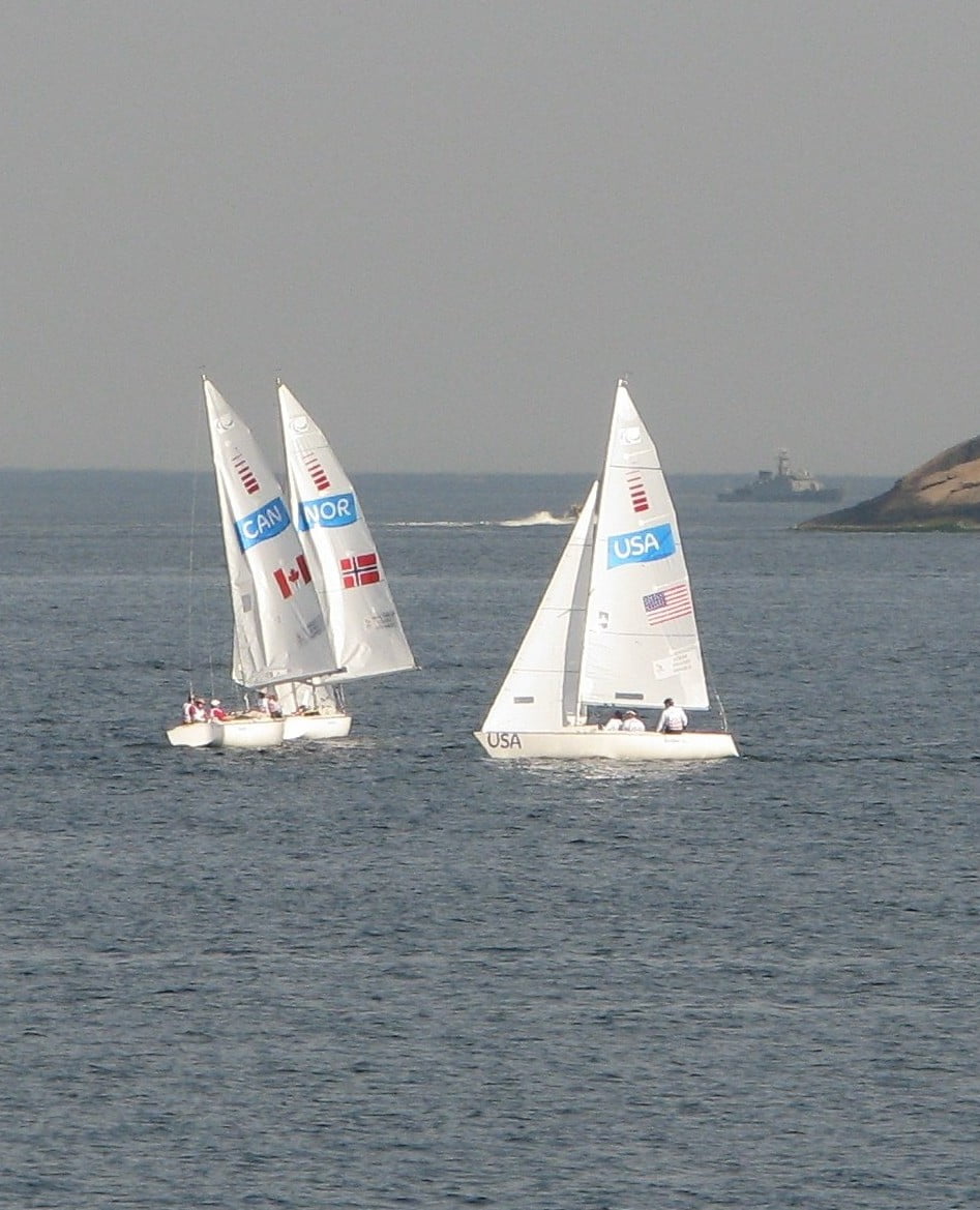 Wind delays all three sailing crews image