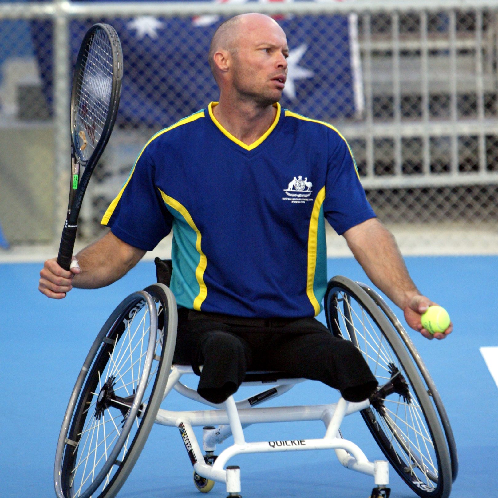 Wheelchair tennis icon David did it Hall image