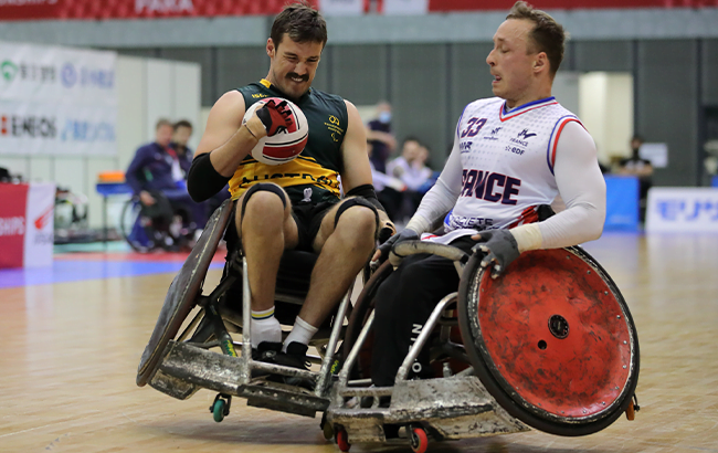 The Swimmer, Basketballer And Sprinter Challenging Our Wheelchair Rugby Stars image