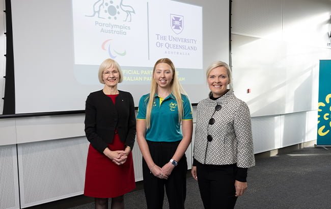 UQ Partners With Paralympics Australia To Put Brisbane On Track For 2032 Gold image