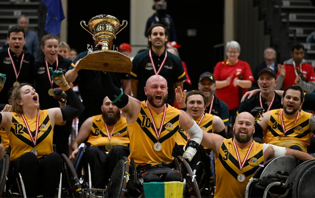 Australian Steelers Are World Wheelchair Rugby Champions image