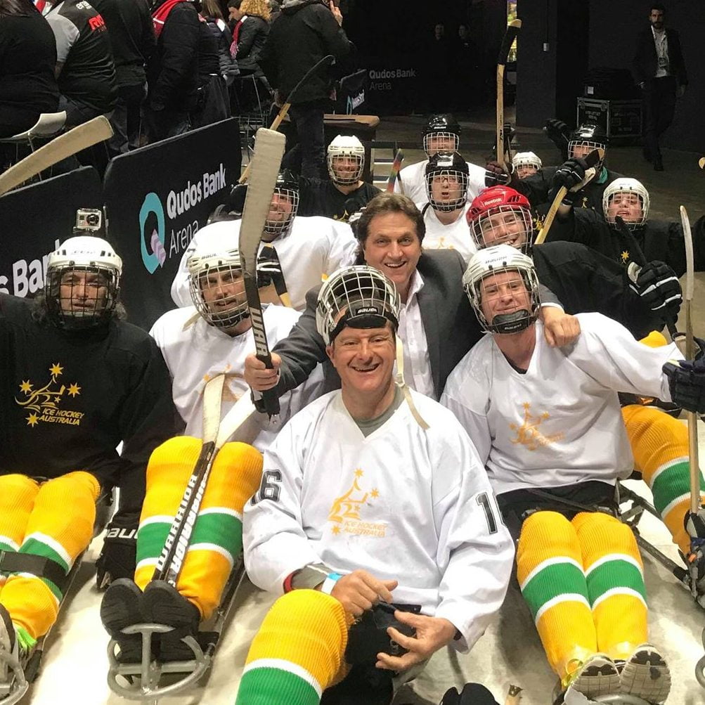 Para-ice hockey stars put on a show in Sydney image