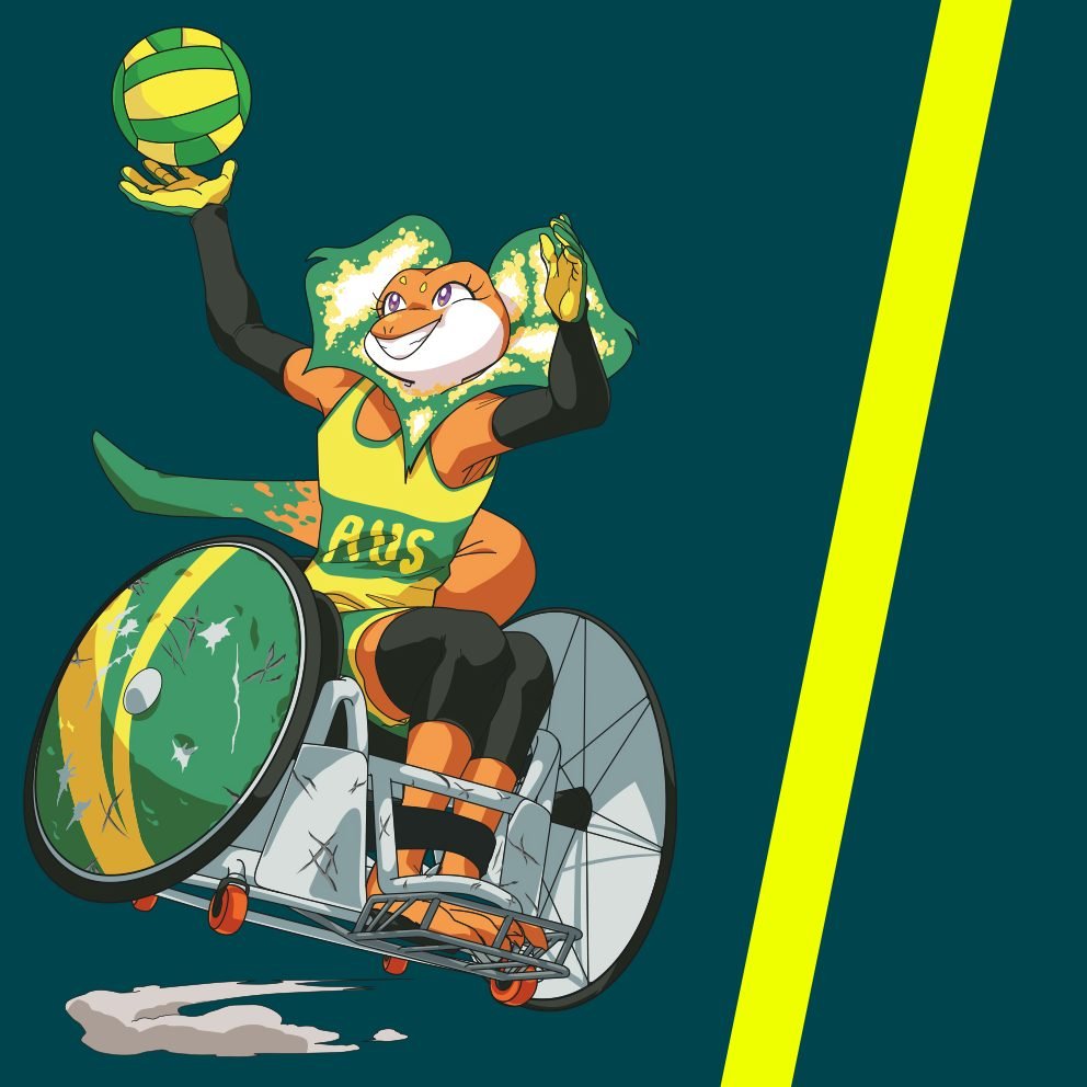 Australian Paralympic Team mascot set to soar with Qantas image