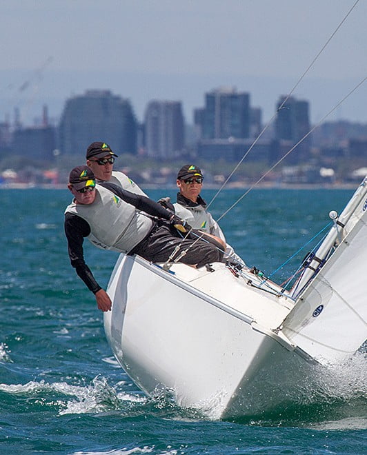 Racing kicks off at World Cup series opener Sailing World Cup Melbourne image