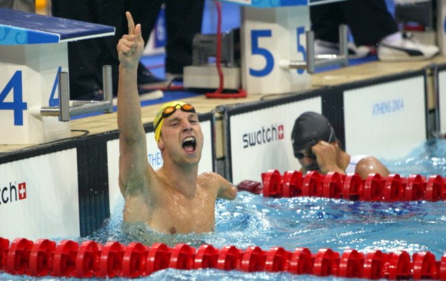 #ThrowbackThursday: Austin powers his way to gold in Athens image