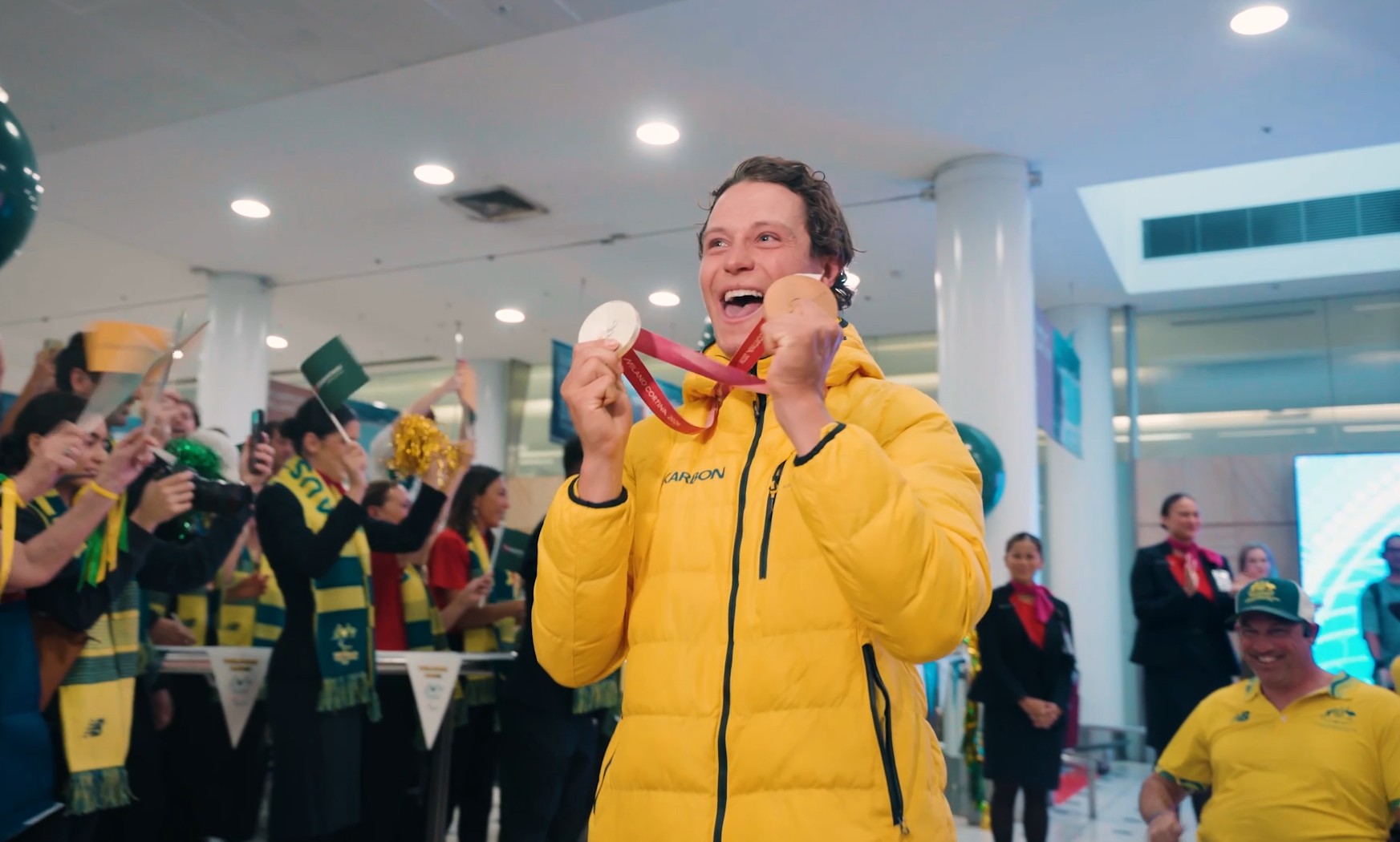 Australian Paralympic Winter Team Welcomed Home In Sydney image