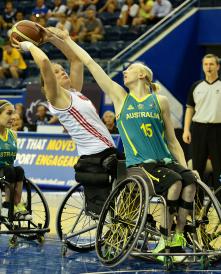 Amber Merritt defence vs Canada