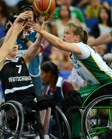 AUSvsGER Wheelchair BBGold