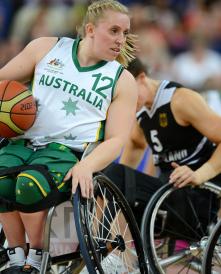 Shelley Chaplin AUSvsGER WheelchairBB