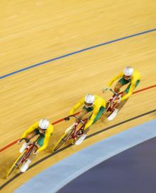 Susan Powell AUS Leads Cycling