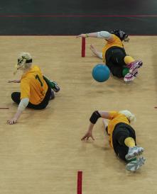 Team Australia Womens GoalBall AUSvUSA