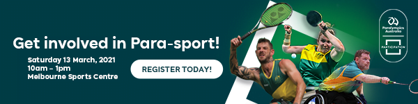 Come and try wheelchair tennis, para-badminton and para-table tennis