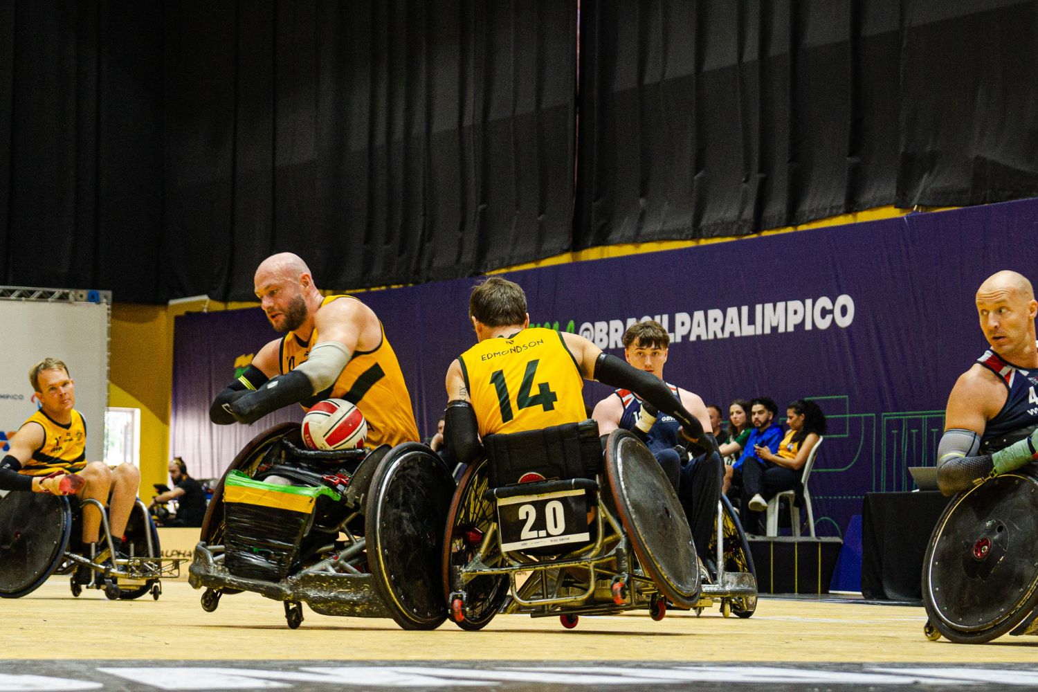 Steelers quarter finals at Wheelchair Rugby World Champs